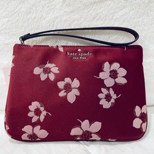 NWT, Kate Spade Chelsea Deep Berry Wristlet